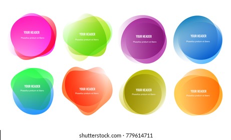 Abstract blur shapes color gradient iridescent colors effect soft transition, texture for background presentation theme children products, vector illustration eps10