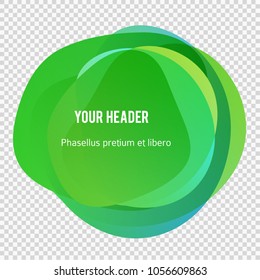 Abstract blur shapes green color gradient iridescent colors effect soft transition watercolor white background, texture for background presentation theme children products, vector illustration eps10