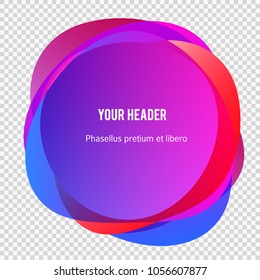 Abstract blur shapes purple color gradient iridescent colors effect soft transition watercolor white background, texture for background presentation theme children products, vector illustration eps10
