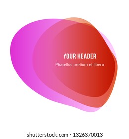 Abstract blur shapes purple color gradient iridescent colors effect soft transition watercolor white background, texture for background presentation theme children products, vector illustration eps10