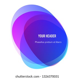 Abstract blur shapes purple color gradient iridescent colors effect soft transition watercolor white background, texture for background presentation theme children products, vector illustration eps10