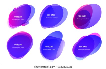 Abstract blur shapes red color gradient iridescent colors effect soft transition watercolor white background, texture for background presentation theme children products, vector illustration eps10 