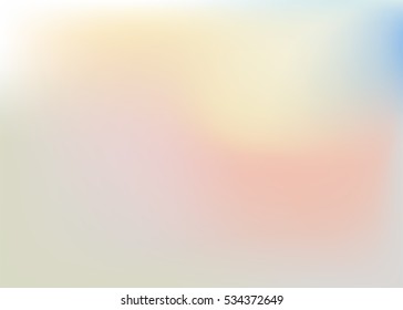 Abstract blur and smooth color pastel tone background. gradient blue green pink and yellow background.