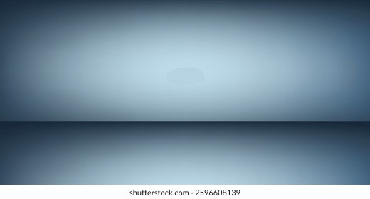 Abstract blur abstract soft blue studio and wall background design simple modern illustration