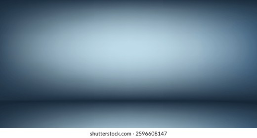 Abstract blur abstract soft blue studio and wall background design simple modern