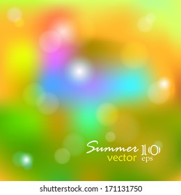 Abstract blur spotted background, vector illustration