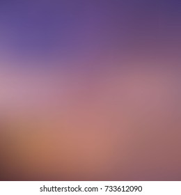 Abstract blur sunset sky background template. Vector illustration