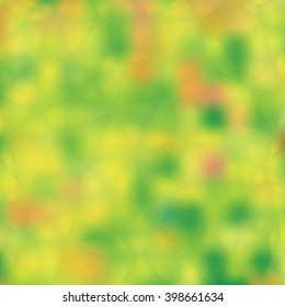 Abstract blur template background with triangle shapes. Bokeh vector Illustration.