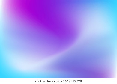 Abstract Blur Vector Gradient Background in Vibrant Purple and Blue Hues