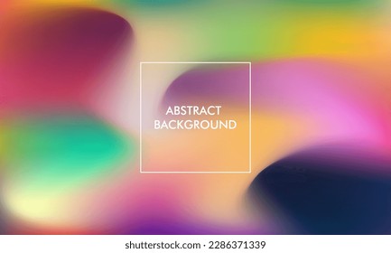 abstract blur wave gradient background with blue, green, tosca, pink, yellow, white color