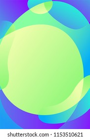 Abstract blur wave shapes in gradient iridescent colors effect soft transition. Slider template of fluid organic shapes with plastic lines, forms. Liquid effect background. Text place