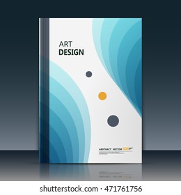 Abstract blurb theme. Text frame surface. White a4 brochure cover design. Title sheet art model. Creative front page art. Ad banner form texture. Simple vector blue round figure icon. Flyer fiber font