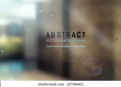 abstract blurred architectural background with natural lighting