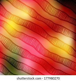 Abstract blurred background (backdrop, underlay, texture) with freehand seamless pattern, vector illustration.