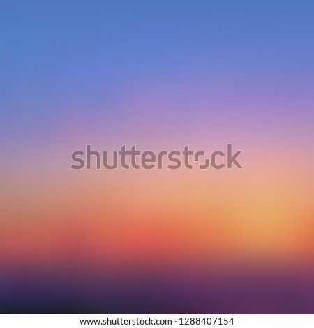 Abstract blurred background, beautiful color transition, sunset. Excellent as a background for the production of any printed product, advertising, or other design.