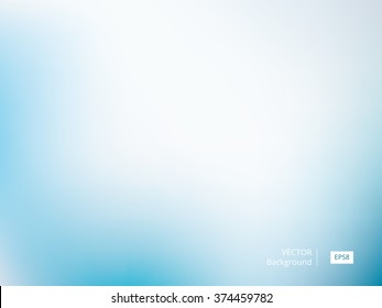 Abstract blurred background in blue colors. EPS8 vector illustration.