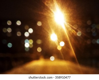 Abstract blurred background with boke in city. Snow. Romantic background. Stock vector. 1