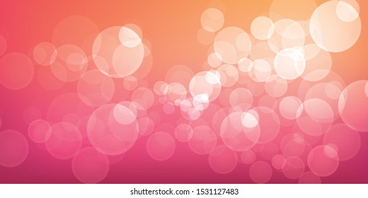  Abstract Blurred Background with bokeh effect. Vector illustration. 