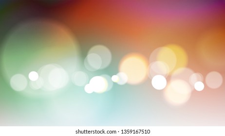 Abstract blurred background with bokeh light. Eps10 vector
