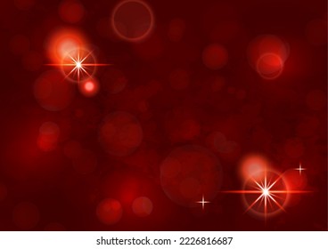 Abstract blurred background with bokeh lights. Vector illustration