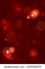 Abstract blurred background with bokeh lights. Vector illustration