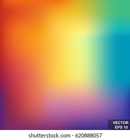 Abstract blurred background. Bright. Rainbow. For your design.