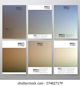 Abstract blurred background. Brochure, flyer or report for business, templates vector.