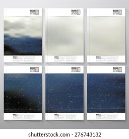 Abstract blurred background. Brochure, flyer or report for business, templates vector.