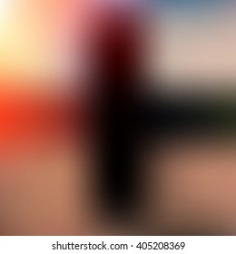 abstract blurred background of colored spots