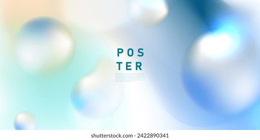 Abstract blurred background, colorful design Vector illustration