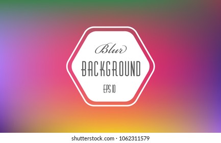 Abstract blurred background. Colorful modern holographic soft lights. Multicolor rainbow neon glow. Blur trend iridescent wallpaper. Fluid purple and violet gradient . For banner,poster or web design