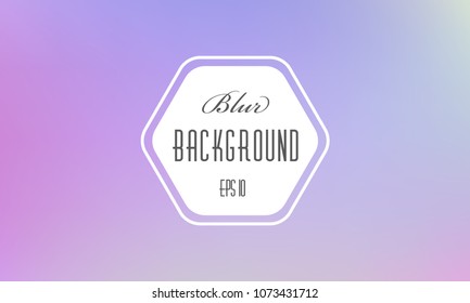 Abstract blurred background. Colorful modern holographic soft lights. Multicolor rainbow neon glow. Blur trend iridescent wallpaper. Fluid purple and violet gradient . For banner,poster or web design