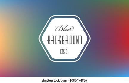 Abstract blurred background. Colorful modern soft lights. Multicolor rainbow neon glow. Blur trend iridescent wallpaper. Fluid holographic warm red gradient . For banner,poster or web design