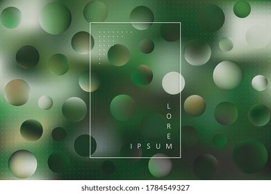 Abstract blurred background with colorful round elements. Simple geometric pattern with trendy gradient shapes. Vector composition. Eps 10