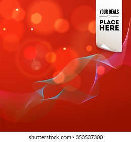 Abstract blurred background for congratulations and commercial proposals. Template for design, presentations and greeting cards
