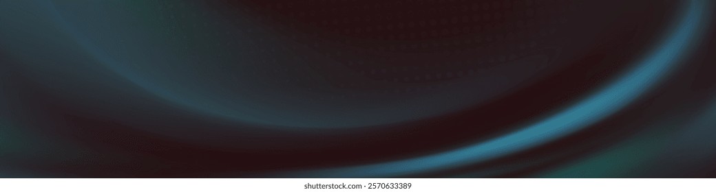Abstract blurred background with a deep blue and dark gradient. 