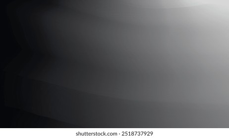 Abstrakter, unscharfer Hintergrund, defokussiert, grauer Farbverlauf, einfach, luxuriös und elegant