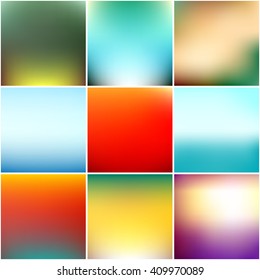 Abstract blurred background design illustration. Can be used for website, banners or presentation. Minimalistic vector templates. Clean glossy defocused concept.