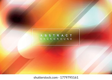 Abstract blurred background with dynamic shapes. Modern concept design template wallpaper. Vector illustration eps10