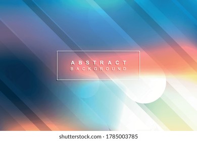 Abstract blurred background with dynamic shapes. Modern concept design template wallpaper. Vector illustration eps10