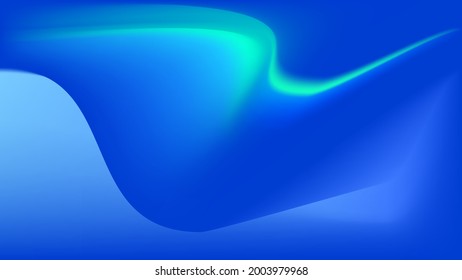 ABSTRACT BLURRED BACKGROUND ELEGANT GRADIENT MESH BLUE SMOOTH COLOR DESIGN VECTOR TEMPLATE GOOD FOR MODERN WEBSITE, WALLPAPER, COVER DESIGN 