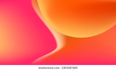 ABSTRACT BLURRED BACKGROUND ELEGANT GRADIENT MESH ORANGE SMOOTH COLOR DESIGN VECTOR TEMPLATE GOOD FOR MODERN WEBSITE, WALLPAPER, COVER DESIGN 