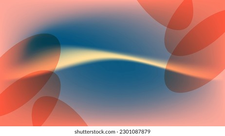 ABSTRACT BLURRED BACKGROUND ELEGANT GRADIENT MESH BLUE SMOOTH COLOR DESIGN VECTOR TEMPLATE GOOD FOR MODERN WEBSITE, WALLPAPER, COVER DESIGN 