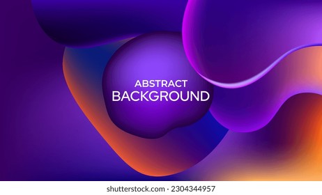 ABSTRACT BLURRED BACKGROUND ELEGANT GRADIENT MESH PURPLE SMOOTH LIQUID COLOR DESIGN VECTOR TEMPLATE GOOD FOR MODERN WEBSITE, WALLPAPER, COVER DESIGN 