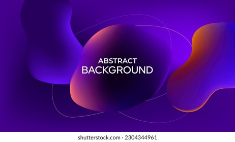 ABSTRACT BLURRED BACKGROUND ELEGANT GRADIENT MESH PURPLE SMOOTH COLOR DESIGN VECTOR TEMPLATE GOOD FOR MODERN WEBSITE, WALLPAPER, COVER DESIGN 