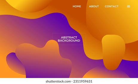 ABSTRACT BLURRED BACKGROUND ELEGANT GRADIENT  PURPLE ORANGE SMOOTH COLOR DESIGN VECTOR TEMPLATE GOOD FOR MODERN WEBSITE, WALLPAPER, COVER DESIGN 
