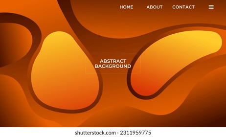 ABSTRACT BLURRED BACKGROUND ELEGANT GRADIENT  DARK ORANGE SMOOTH COLOR DESIGN VECTOR TEMPLATE GOOD FOR MODERN WEBSITE, WALLPAPER, COVER DESIGN 