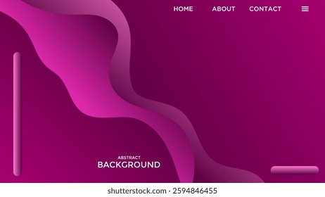 ABSTRACT BLURRED BACKGROUND ELEGANT GRADIENT MAGENTA WITH HAND DRAWN ORGANIC SHAPES SMOOTH COLOR DESIGN VECTOR TEMPLATE GOOD FOR MODERN WEBSITE, WALLPAPER, COVER DESIGN 