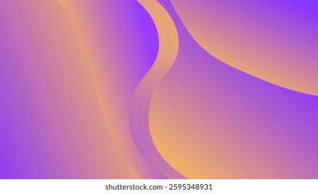 ABSTRACT BLURRED BACKGROUND ELEGANT GRADIENT ORANGE PURPLE WITH HAND DRAWN ORGANIC SHAPES SMOOTH COLOR DESIGN VECTOR TEMPLATE GOOD FOR MODERN WEBSITE, WALLPAPER, COVER DESIGN 