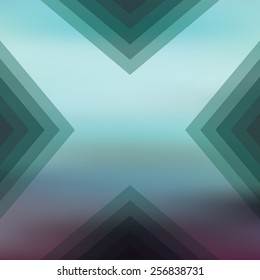 Abstract blurred background with geometric shapes. Dark colors gradient mesh vector. Suitable for websites, applications, presentations. Eps10 vector illustration